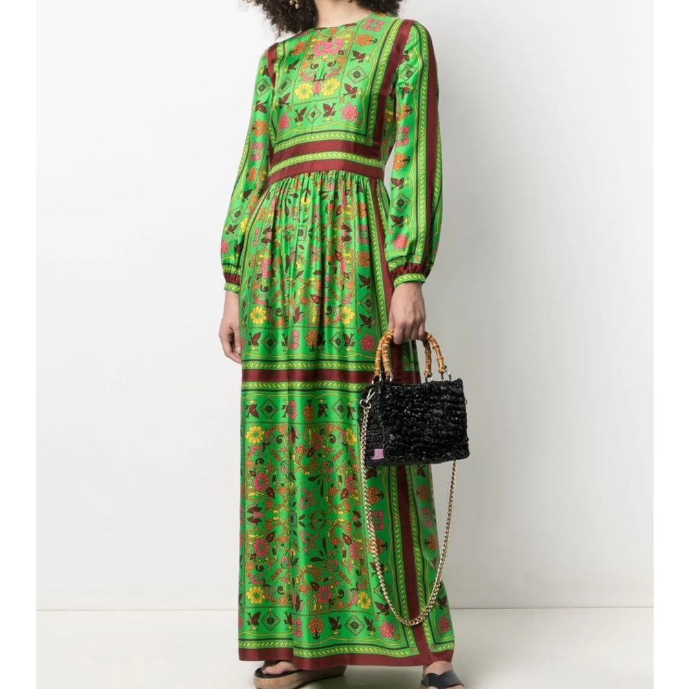 Tory Burch scarf printed silk dress
